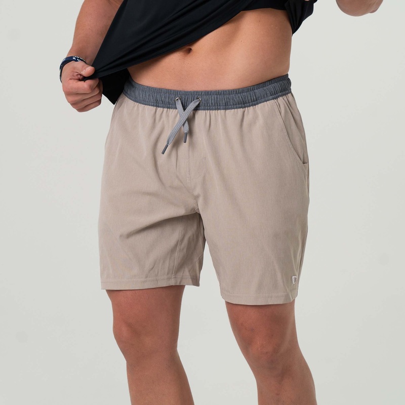 7 Athletic Shorts in Khaki|S|M|L|XL|XXL