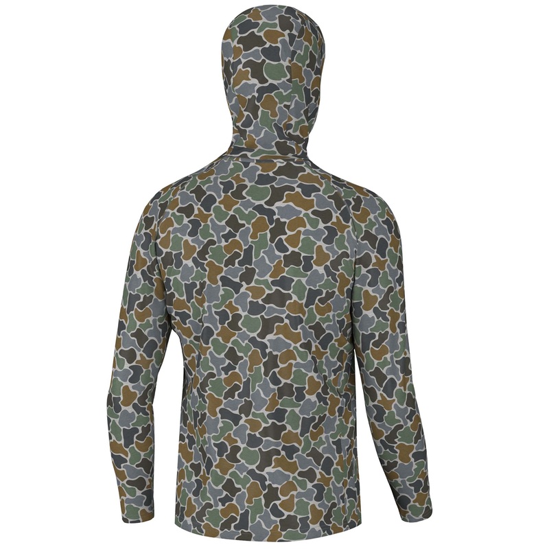 Heather Blend Hoodie in Localflage Bluff