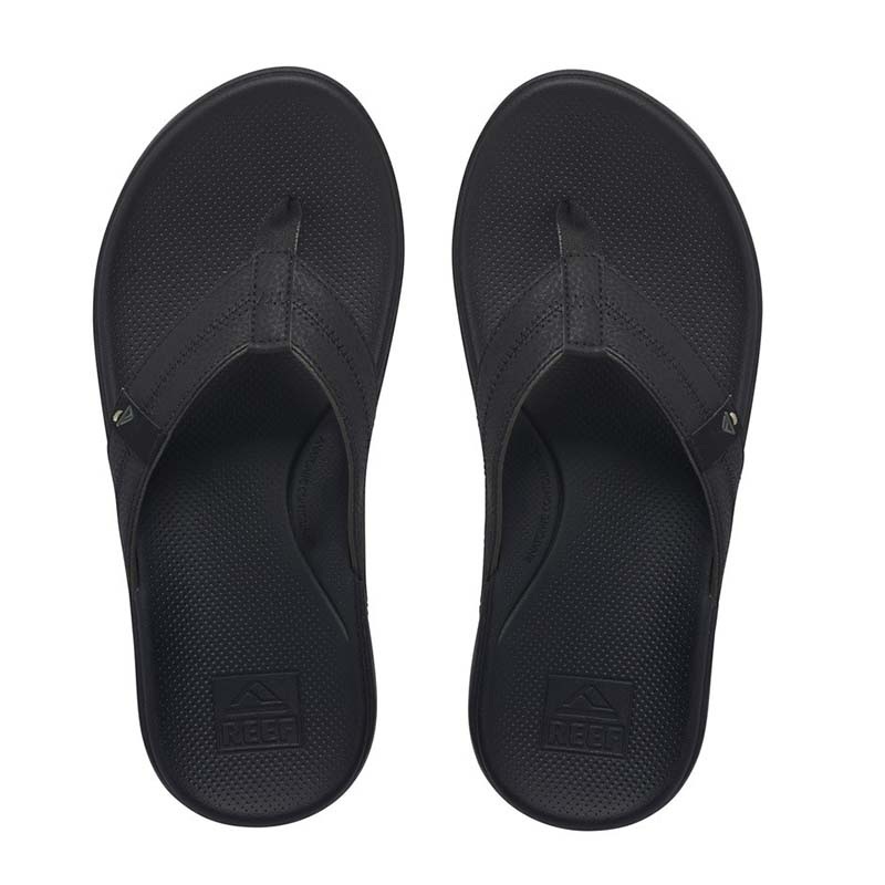 Men’s Reef Cushion Phantom Sandals in Black