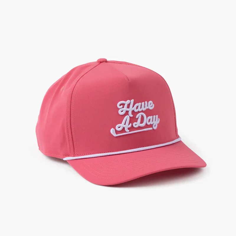 Have A Day Rope Hat in Pink