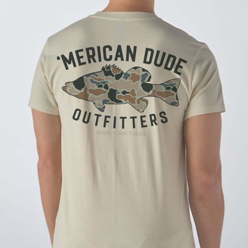 Men’s Camo Fish Short Sleeve T-Shirt