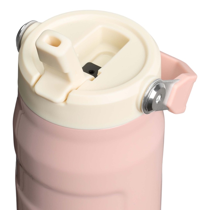 24oz IceFlow 2.0 Flip Straw Bottle In Peach Whip Gloss