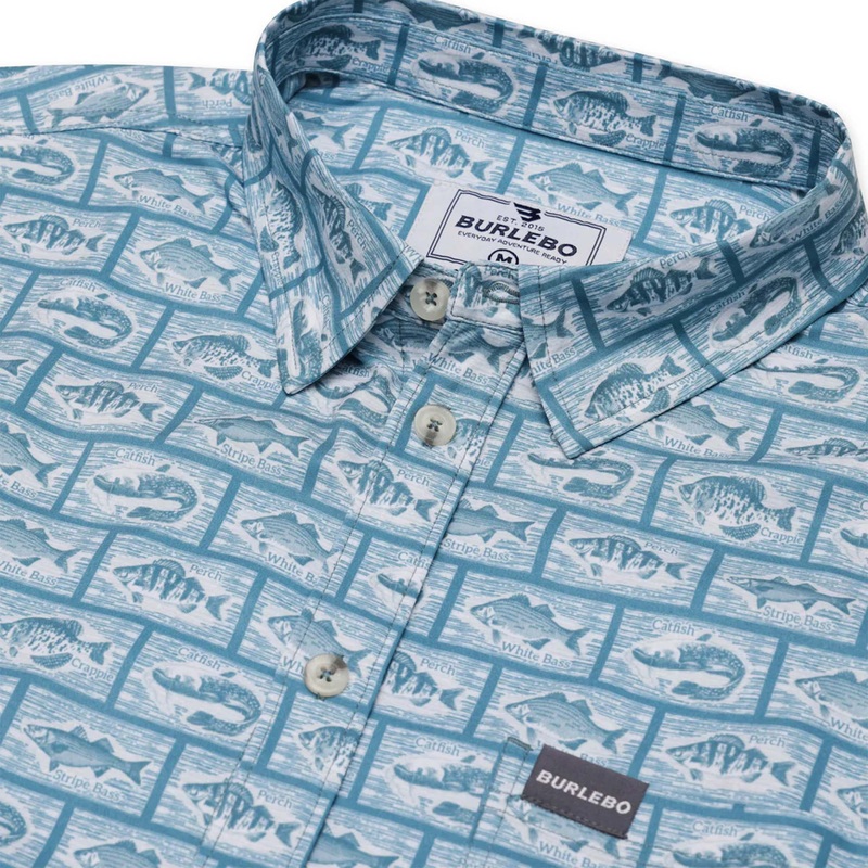 Angler’s Choice Short Sleeve Performance Woven Button Down Shirt