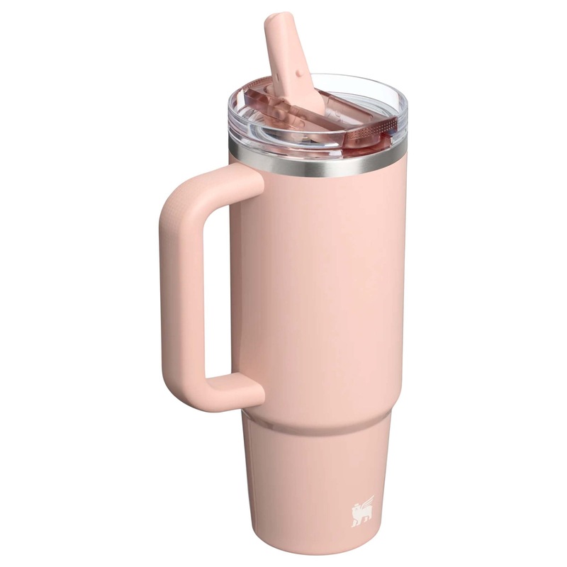 The 30oz Quencher ProTour Flip Straw Tumbler in Peach Whip Gloss