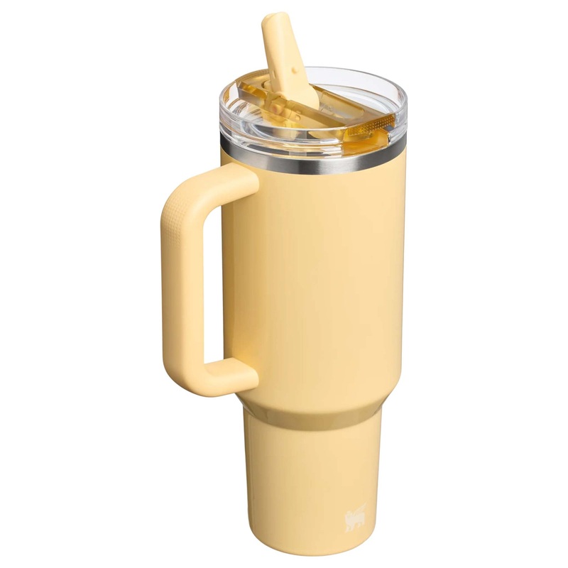 The 40oz Quencher ProTour Flip Straw Tumbler in Butter Gloss