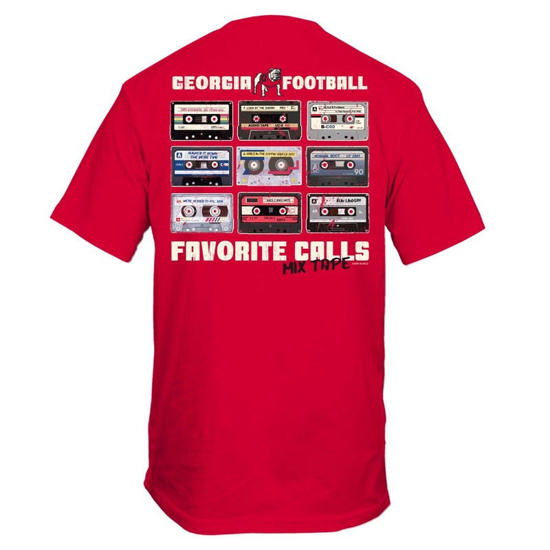 UGA Mixed Tapes Short Sleeve T-Shirt