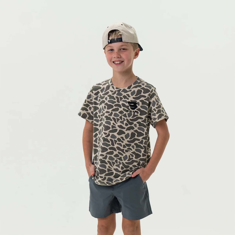 Youth Classic Deer Camo Short Sleeve T-Shirt