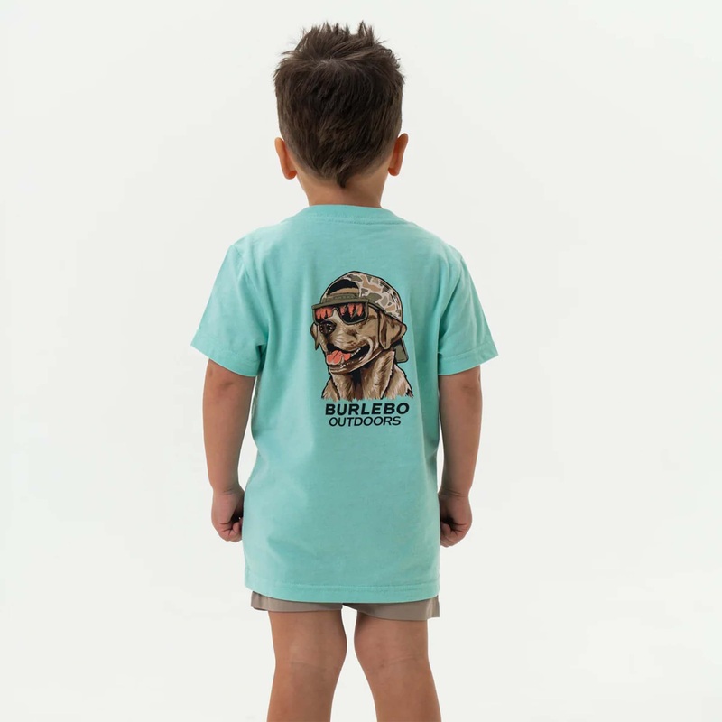 Youth Dog Hat Short Sleeve T-Shirt