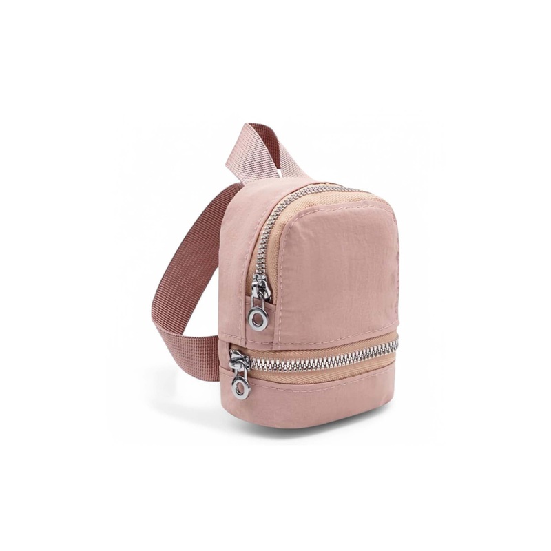 Mini Backpack Keychain|Black|Light Pink|Grey