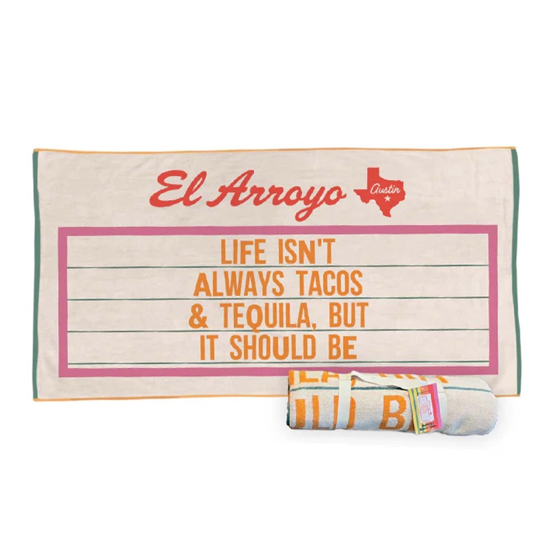 Tacos and Tequila Oversized Towel