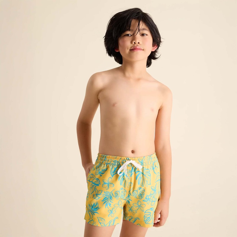Youth Floral Explorer Lined Swim Shorts