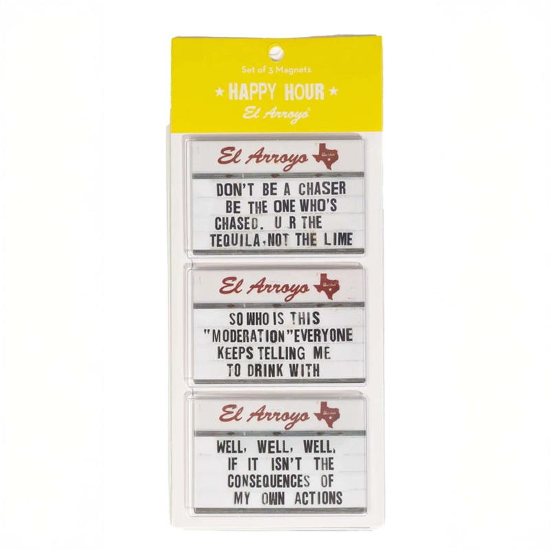 3 Pack of Magnets – Happy Hour