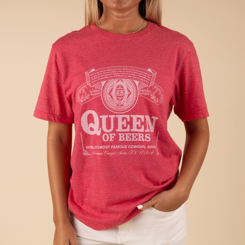 Queen Of Beers Short Sleeve T-Shirt