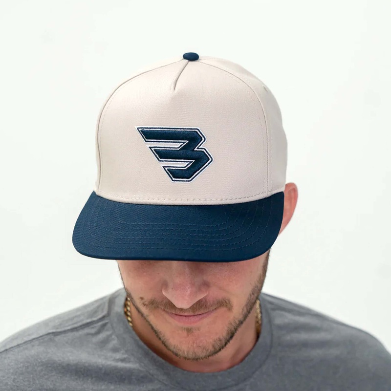 2 Tone Flying B Logo Trucker Hat