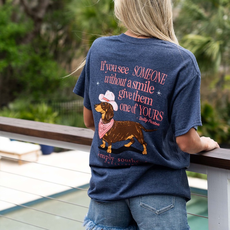 Cowboy Smile Dog Short Sleeve T-Shirt