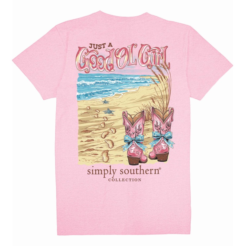Cowgirl Beach Short Sleeve T-Shirt