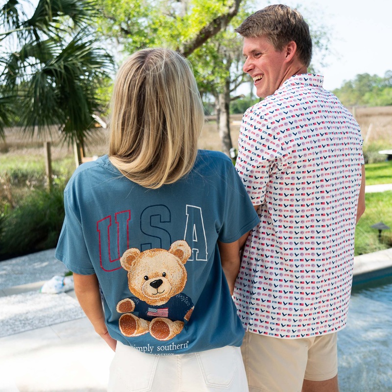 USA Teddy Short Sleeve T-Shirt