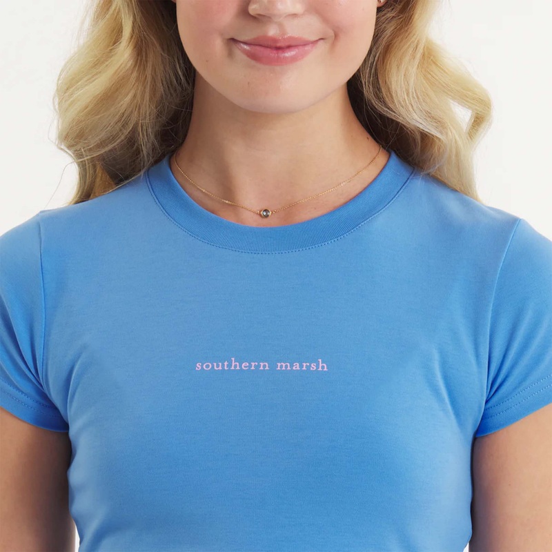 Marci Modern Cropped Short Sleeve T-Shirt