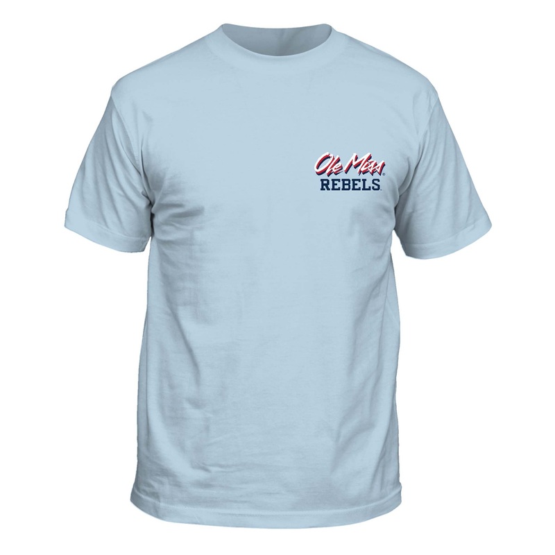 Ole Miss Sketch Mascot Short Sleeve T-Shirt