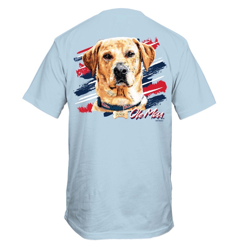 Ole Miss Sketch Mascot Short Sleeve T-Shirt