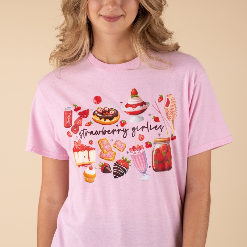 Strawberry Girlies Short Sleeve T-Shirt