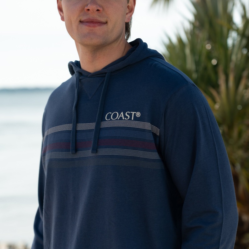 Baja Long Sleeve Pullover in Slate Blue