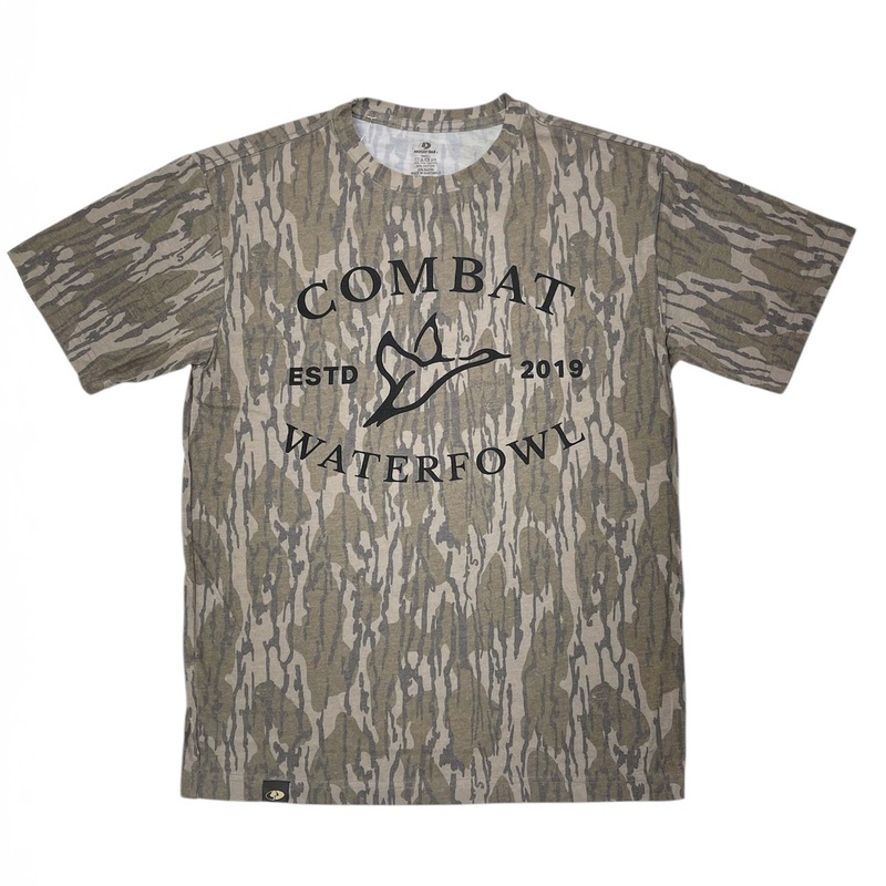Mossy Oak Camo Combat Logo Short Sleeve T-Shirt