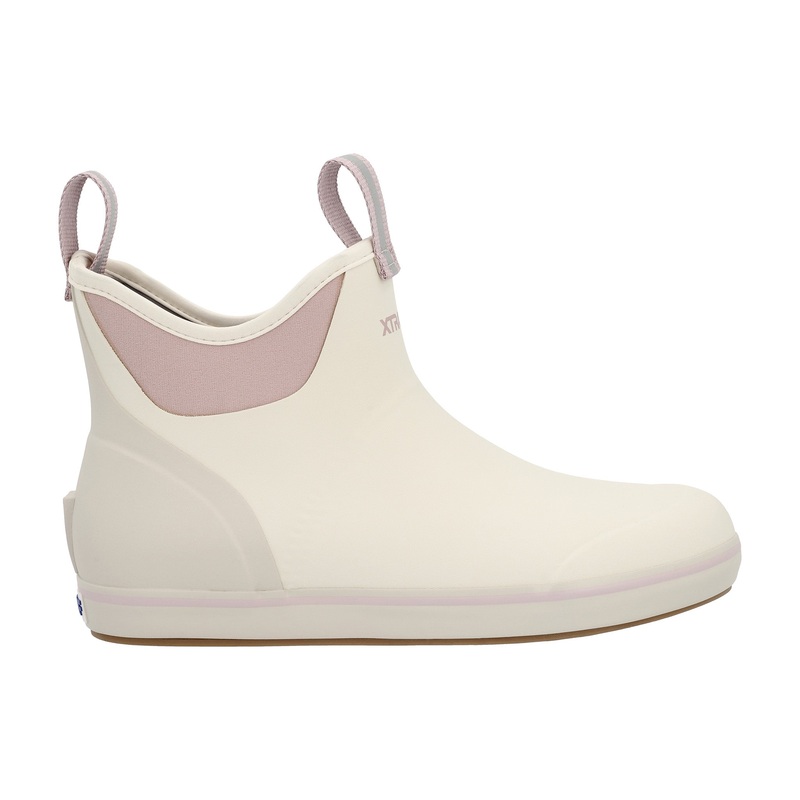 Women’s 6 Inch Ankle Deck Boot in Ivory