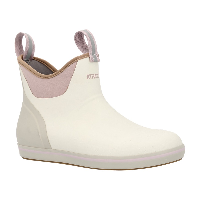 Women’s 6 Inch Ankle Deck Boot in Ivory