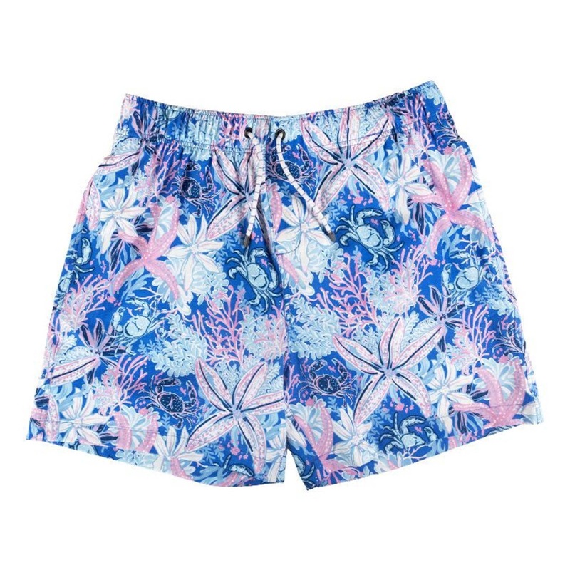 Men’s Printed Seersucker Shorts