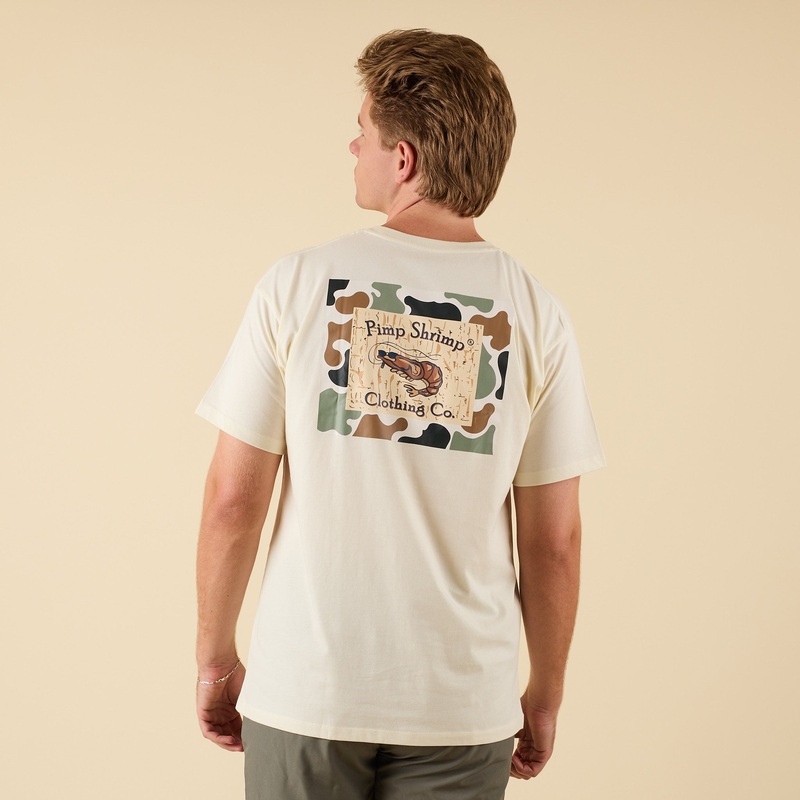 Camo Back Short Sleeve T-Shirt