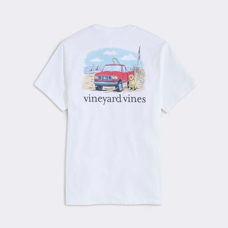 Truck On The Beach Short Sleeve T-Shirt