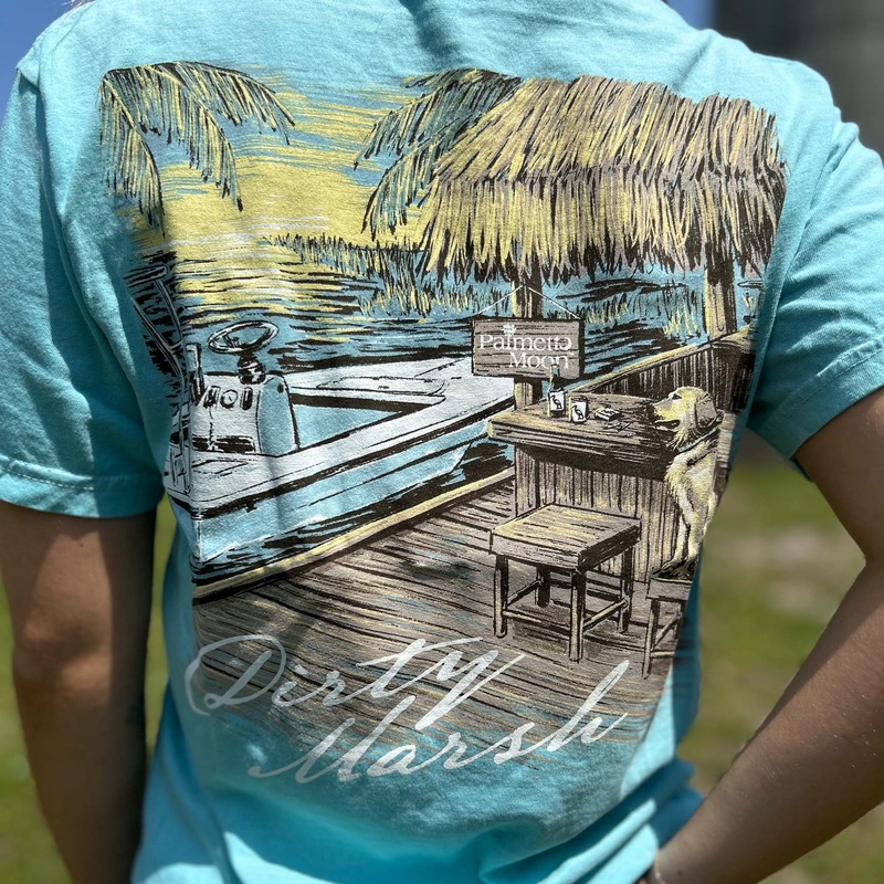 Custom Dock Sunset Short Sleeve T-Shirt