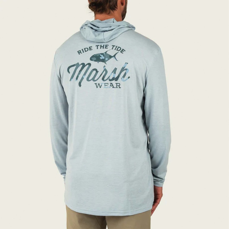 Buxton Tech Men’s Hoodie|Smoke Heather|Stone Heather|S|M|L|XL|XXL