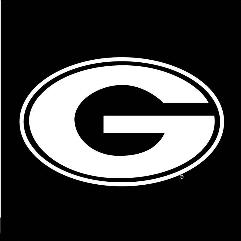 6 inch UGA G Decal|Pink|White|Black