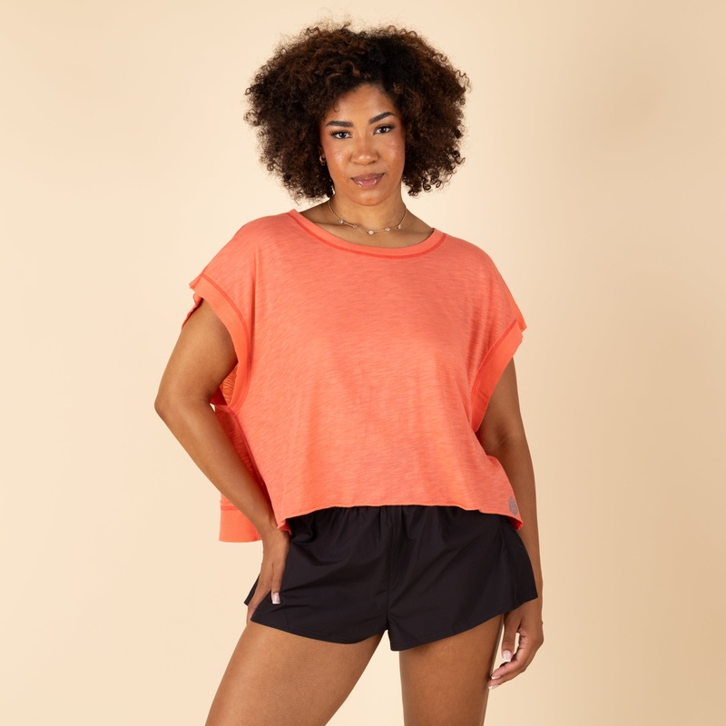 FP Movement My Time Tee in Neon Coral