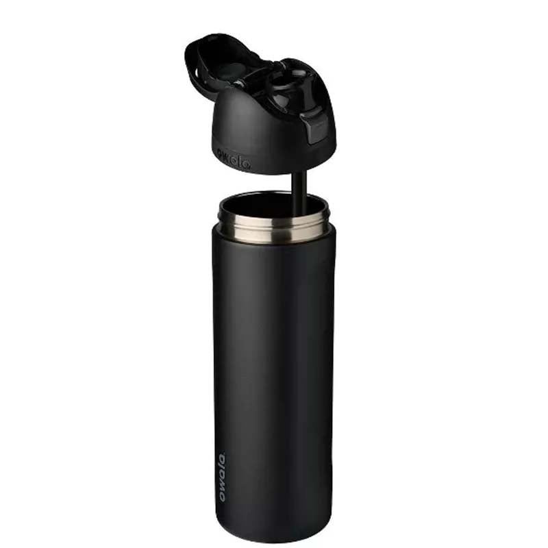 FreeSip 24oz Stainless Steel Water Bottle in Very Very Dark