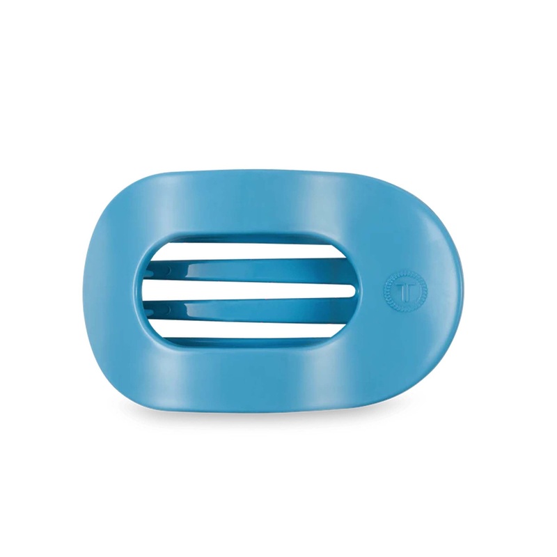 Summer Sky Large Flat Oval Hair Clip