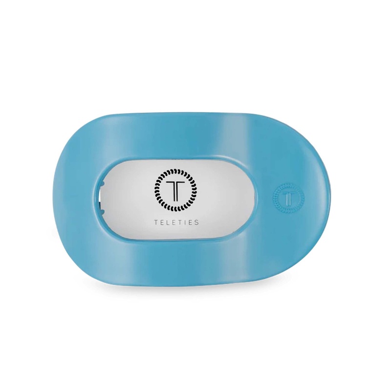 Summer Sky Large Flat Oval Hair Clip