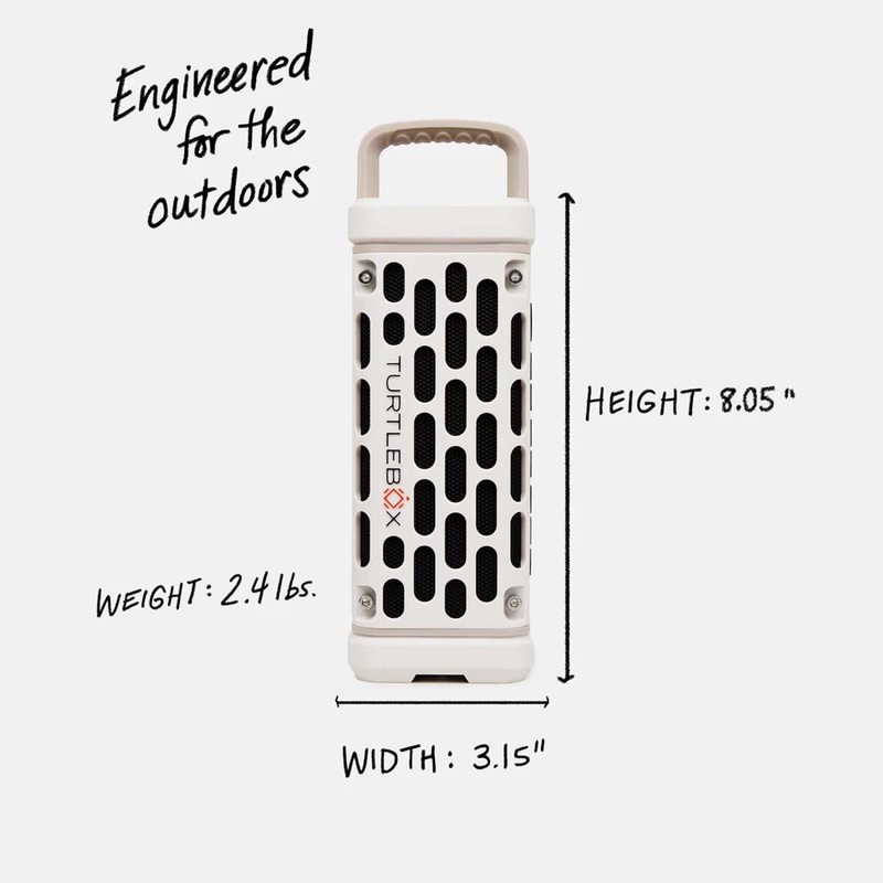 TurtleBox Ranger Portable Speaker in Ivory