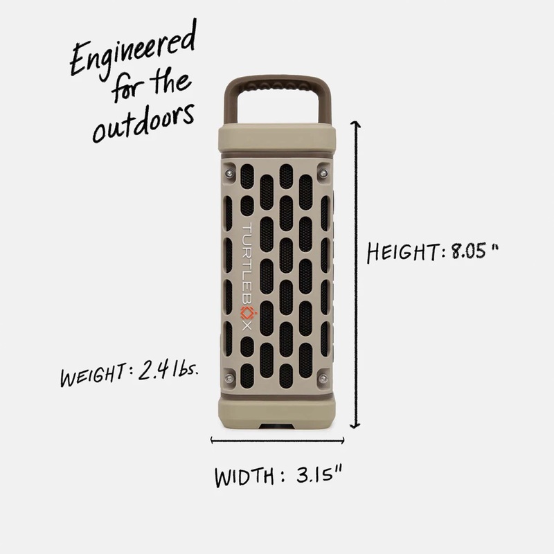 TurtleBox Ranger Portable Speaker in Tan