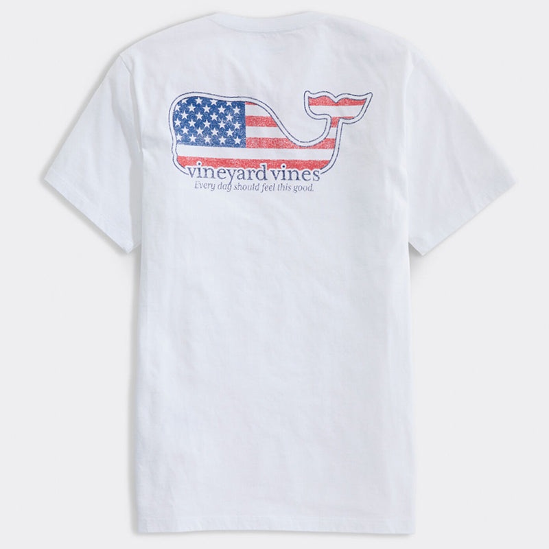 Americana Whale Pocket Short Sleeve T-Shirt