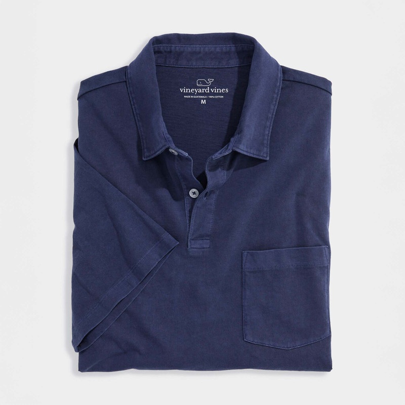 Men’s Surf Polo In Nautical Navy