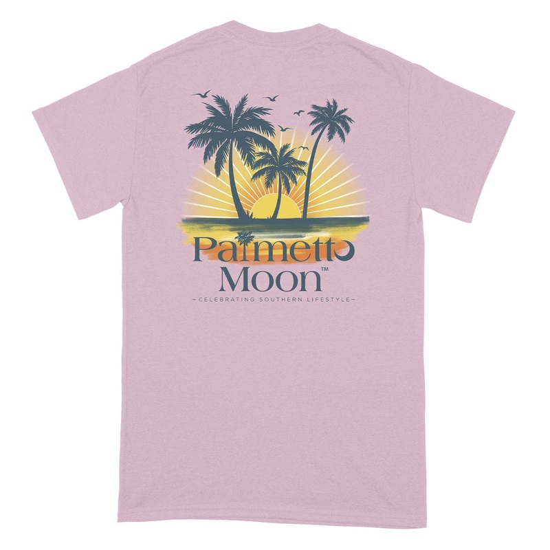 Sunrise and Palms Short Sleeve T-Shirt