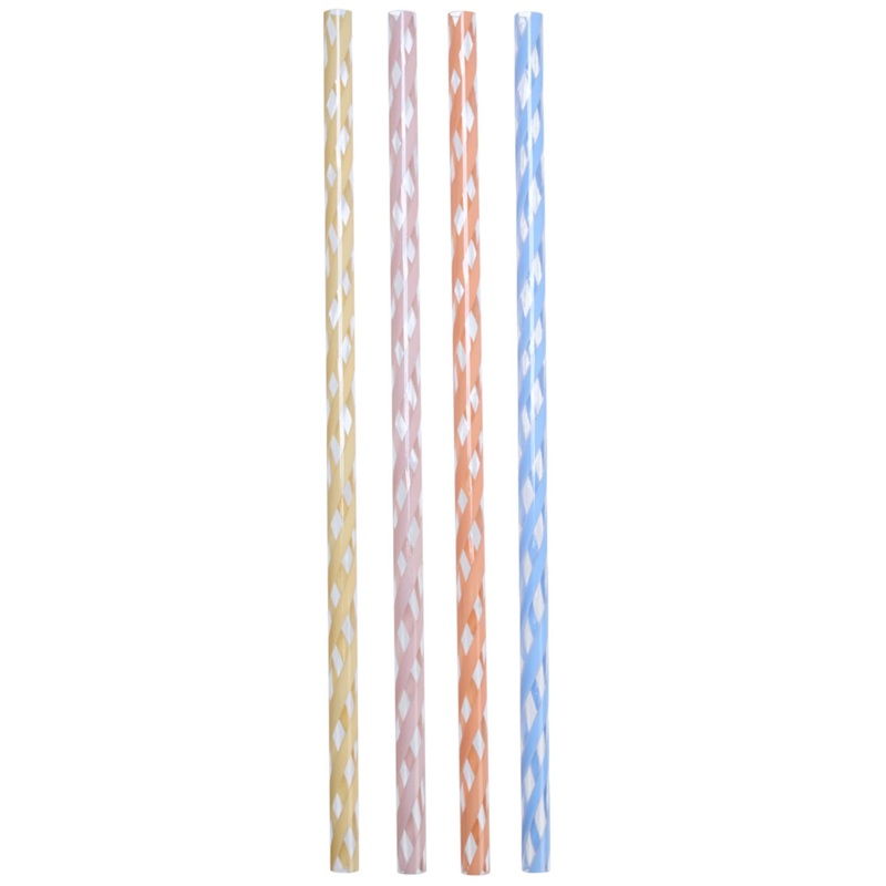 Resort Twist 40oz Tumbler Straw Set 4 Pack