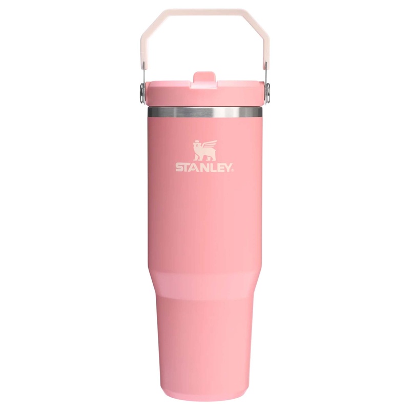 The 30oz IceFlow Flip Straw Tumbler in Pink Mesa