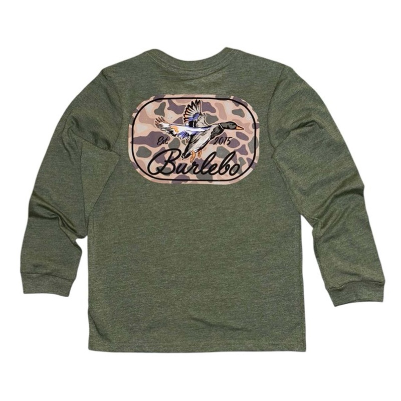 Youth Fly In Long Sleeve T-Shirt In Heathered Olive