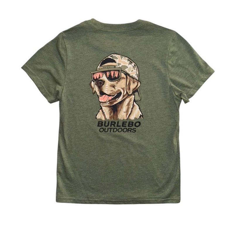 Youth Hat Dog Short Sleeve T-Shirt