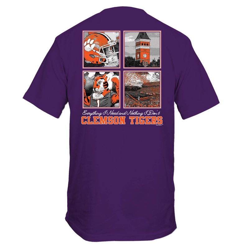Clemson Collage Short Sleeve T-Shirt