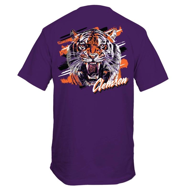 Clemson Tiger Mascot Short Sleeve T-Shirt